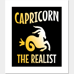 Capricorn the realist Posters and Art